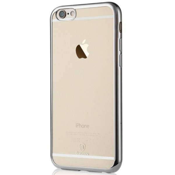 „Baseus“ Shining apvalks - dzidrs, sudrabs (iPhone 6 / 6S)