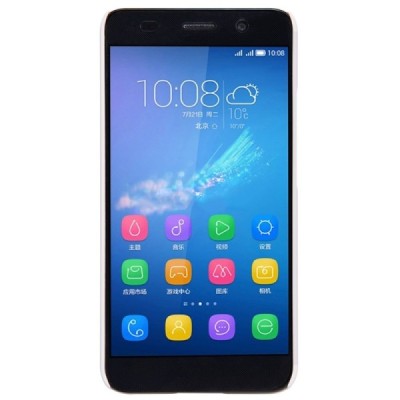 Huawei Y6 Nillkin Frosted Shield balts plastmasas apvalks + ekrāna aizsargplēve / Vacins.lv