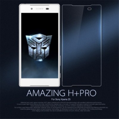 Sony Xperia Z5 „Nillkin“ H+ Pro Tempered Glass sustiprintos apsaugos apsauginis ekrano stiklas 0.2 mm / Priedai.lt