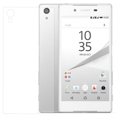 Sony Xperia Z5 dzidrs aizmugurēja korpusa daļa aizsargstikls (Tempered Glass) / Vacins.lv