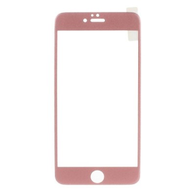 Apple iPhone 6 (6s) „Devia“ 9H Tempered Glass sustiprintos apsaugos rožinis pilnai dengiantis apsauginis ekrano stiklas 0.33 mm 