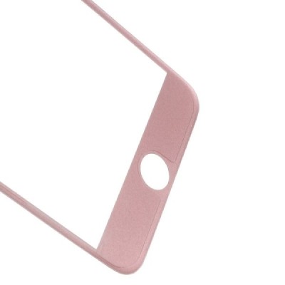 Apple iPhone 6 (6s) „Devia“ 9H Tempered Glass sustiprintos apsaugos rožinis pilnai dengiantis apsauginis ekrano stiklas 0.33 mm 