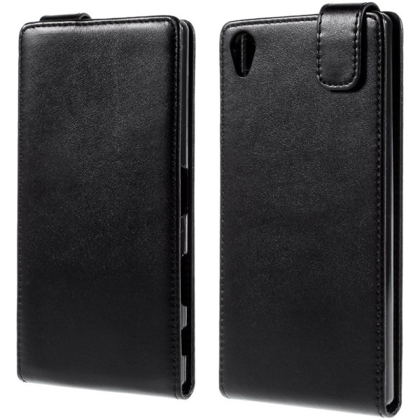 Klasikinis atverčiamas dėklas - juodas (Xperia Z5 Premium)