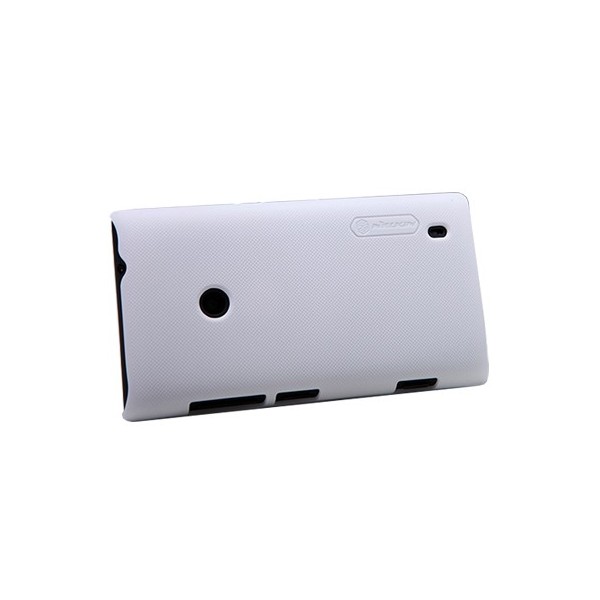 „Nillkin“ Frosted Shield dėklas - baltas + apsauginė ekrano plėvelė (Lumia 520)