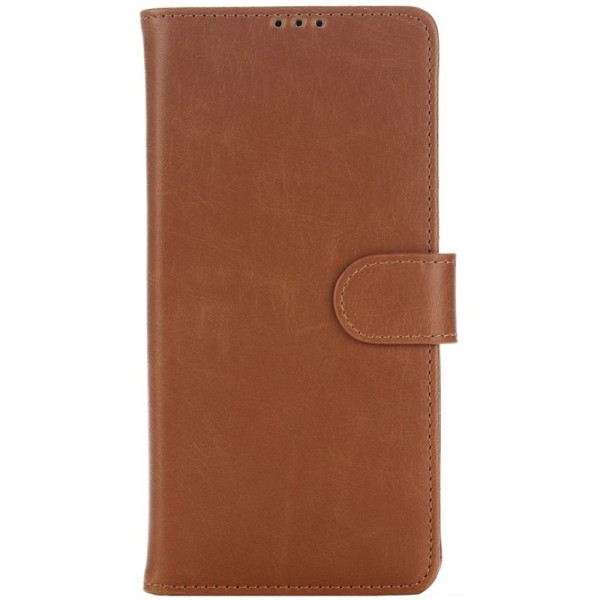 „Retro“ atverčiamas dėklas - šviesiai rudas (Xperia C5 Ultra)