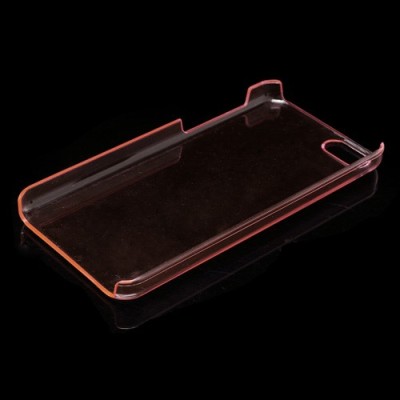 Skaidrus plastikinis rožinis Apple iPhone 5C dėklas (dėkliukas) / Priedai.lt