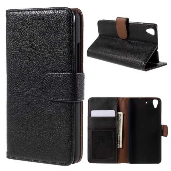 „Litchi“ atvēramais maciņš - melns (Y6)