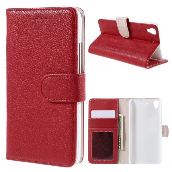 „Litchi“ atverčiamas dėklas - raudonas (Y6)