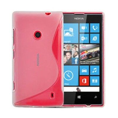 Skaidrus silikoninis Nokia Lumia 520 dėklas (dėkliukas) / Priedai.lt
