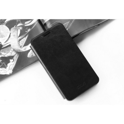 „Mofi“ Rui serijos Huawei Honor 7 juodas odinis atverčiamas dėklas / Priedai.lt