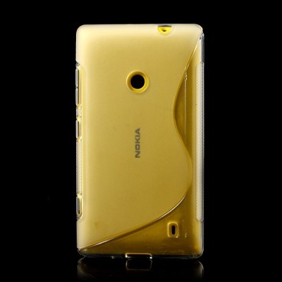 Skaidrus silikoninis Nokia Lumia 520 dėklas (dėkliukas) / Priedai.lt