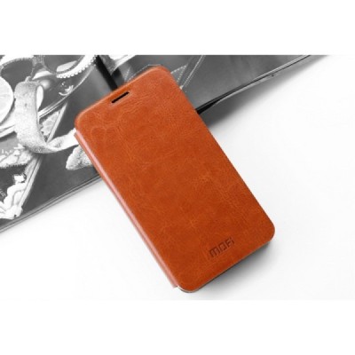 „Mofi“ Rui serijos Huawei Honor 7 rudas odinis atverčiamas dėklas / Priedai.lt