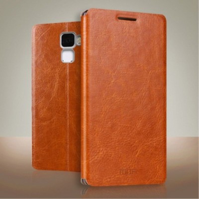 „Mofi“ Rui serijos Huawei Honor 7 rudas odinis atverčiamas dėklas / Priedai.lt