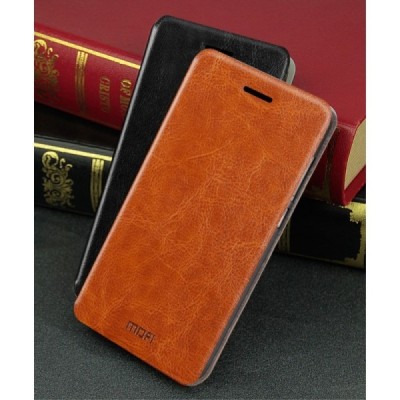 „Mofi“ Rui serijos Huawei Honor 7 rudas odinis atverčiamas dėklas / Priedai.lt