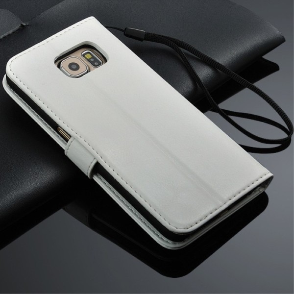 Atverčiamas dėklas - baltas (Galaxy S6 Edge)