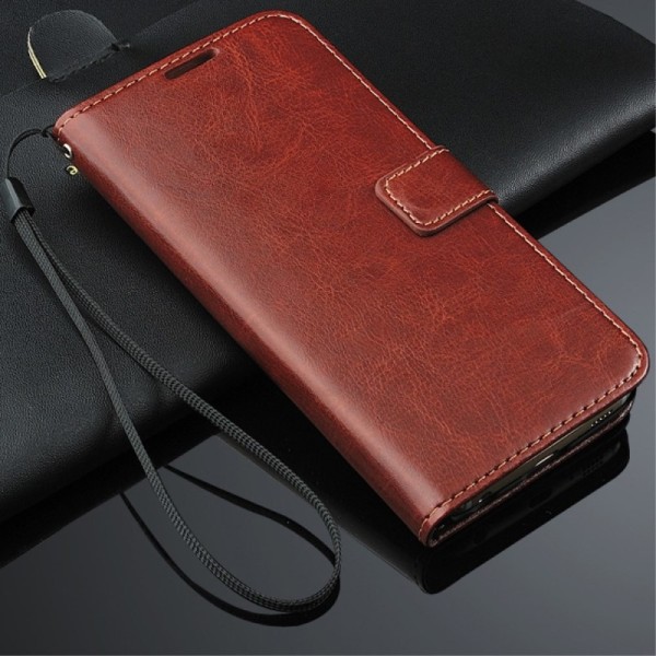 Atvēramais maciņš - brūns (Galaxy S6 Edge)