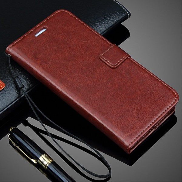 Atvēramais maciņš - brūns (Galaxy S6 Edge+)