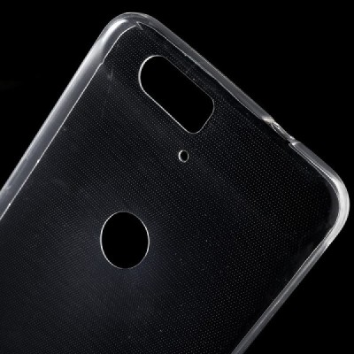 Huawei Nexus 6P skaidrus (permatomas) silikoninis TPU ploniausias pasaulyje bespalvis dėklas / Priedai.lt