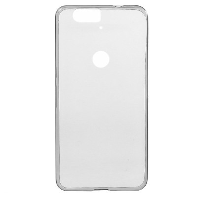 Huawei Nexus 6P dzidrs (caurspīdīgs) cieta silikona TPU pasaulē planākais pelēks apvalks / Vacins.lv