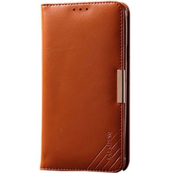 „Kalaideng“ Royale atvēramais maciņš - brūns (Galaxy S6 Edge)