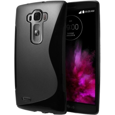 LG G Flex 2 (H955) kieto silikono TPU juodas dėklas - nugarėlė / Priedai.lt