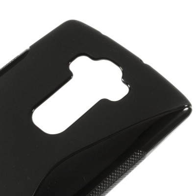 LG G Flex 2 (H955) cieta silikona (TPU) melns apvalks / vacins.lv