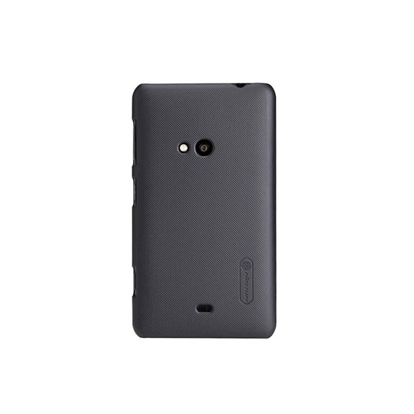 „Nillkin“ Frosted Shield dėklas - juodas + apsauginė ekrano plėvelė (Lumia 625)