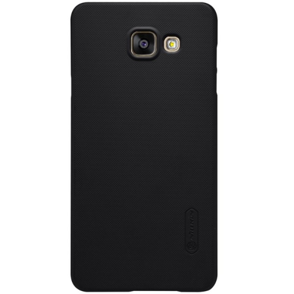 „Nillkin“ Frosted Shield apvalks - melns + ekrāna aizsargplēve (Galaxy A5 2016)