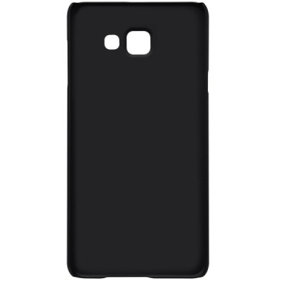 Samsung Galaxy A5 (2016) A510 Nillkin Frosted Shield melns plastmasas apvalks + ekrāna aizsargplēve / Vacins.lv