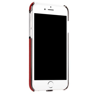 Nillkin N-JARL Apple iPhone 6 (6s) raudonas odinis dėklas su belaidžio (Qi Wireless) įkrovimo funkcija / Priedai.lt