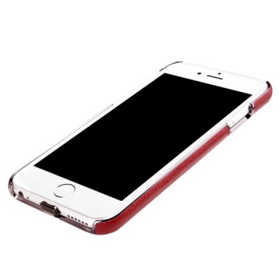 Nillkin N-JARL Apple iPhone 6 (6s) raudonas odinis dėklas su belaidžio (Qi Wireless) įkrovimo funkcija / Priedai.lt