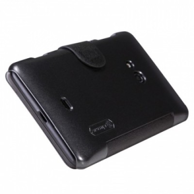 Nokia Lumia 625 „Nillkin“ Fresh atvēramais melns futrālis / Vacins.lv