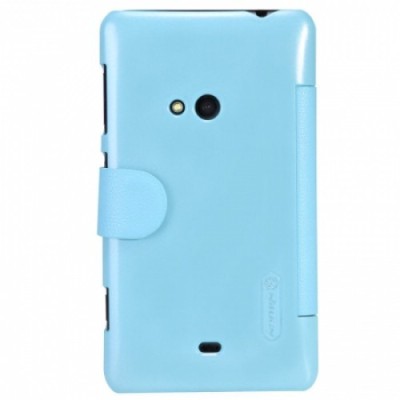 Nokia Lumia 625 „Nillkin“ Fresh atvēramais zils futrālis / Vacins.lv