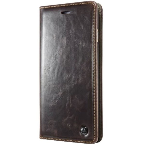 „CaseMe“ solidus atverčiamas dėklas - rudas (iPhone 6 Plus / 6s Plus)