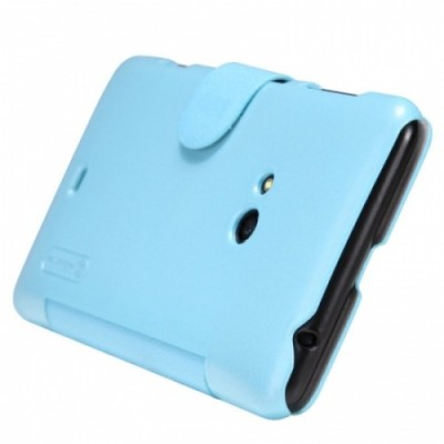 Nokia Lumia 625 „Nillkin“ Fresh atvēramais zils futrālis / Vacins.lv