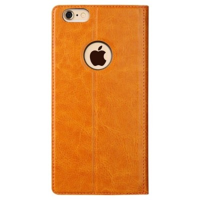 Apple iPhone 6 Plus / 6s Plus „Baseus“ Collocation solidus atverčiamas odinis raštuotas dėklas - knygutė (piniginė) - raudonas, 