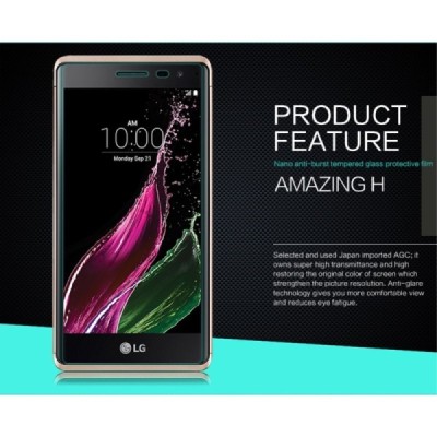 LG Zero (H650E) „Nillkin“ H Tempered Glass sustiprintos apsaugos apsauginis ekrano stiklas 0.33 mm / Priedai.lt