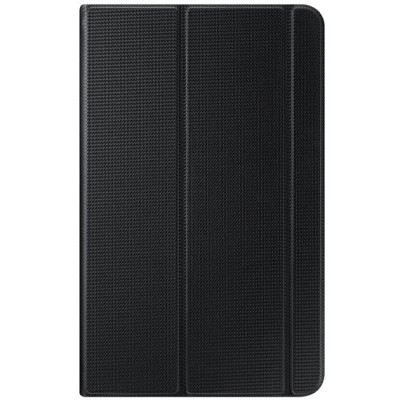 Originalus Samsung Galaxy Tab E 9.6 (T560) Book Cover atverčiamas juodas odinis dėklas / Priedai.lt