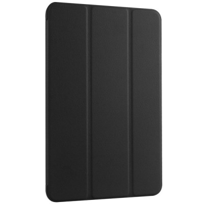 Samsung Galaxy Tab E 9,6 (T560) atverčiamas juodas odinis dėklas - knygutė (sulankstomas) / Priedai.lt