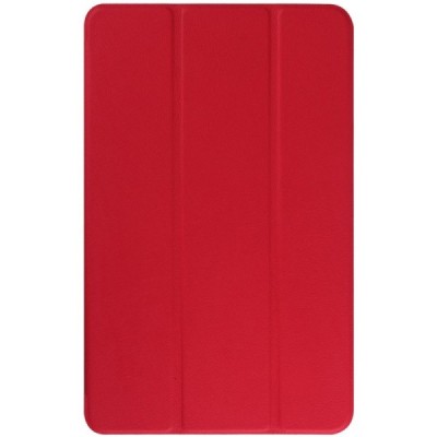 Samsung Galaxy Tab E 9,6 (T560) atverčiamas raudonas odinis dėklas - knygutė (sulankstomas) / Priedai.lt