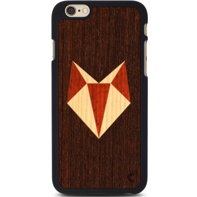 Apple iPhone 6 (6s) „Crafted Cover“ Lapė natūralaus medžio dėklas (tamsus medis) / Priedai.lt