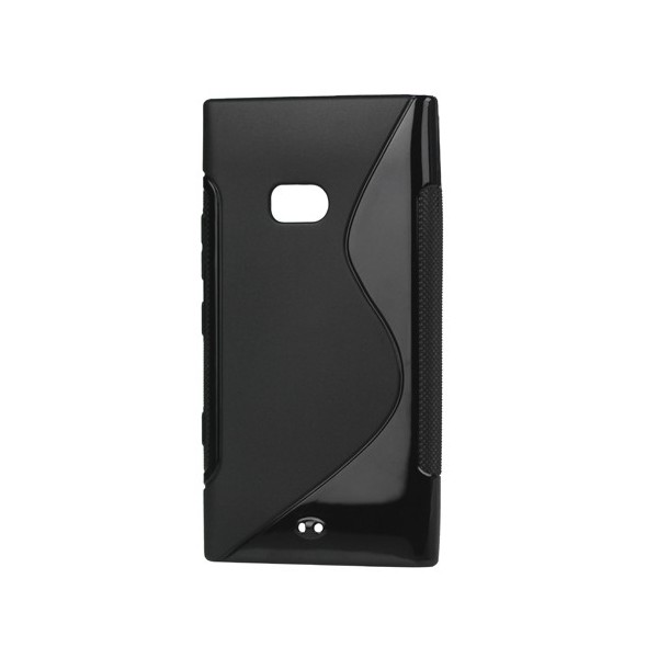 Silikoninis dėklas - juodas, matinis (Lumia 900)