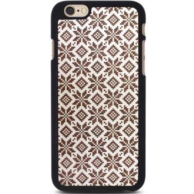Apple iPhone 6 (6s) „Crafted Cover“ Etno II natūralaus medžio dėklas (šviesus medis) / Priedai.lt