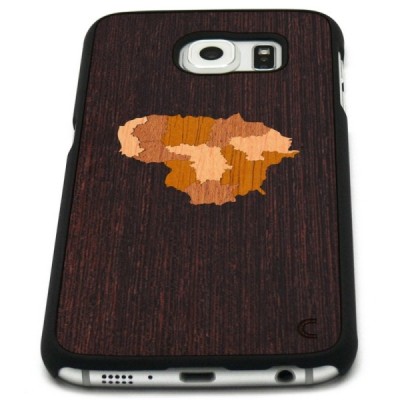 Samsung Galaxy S6 (G920) „Crafted Cover“ Lietuva dabīga koka telefona apvalks / Vacins.lv