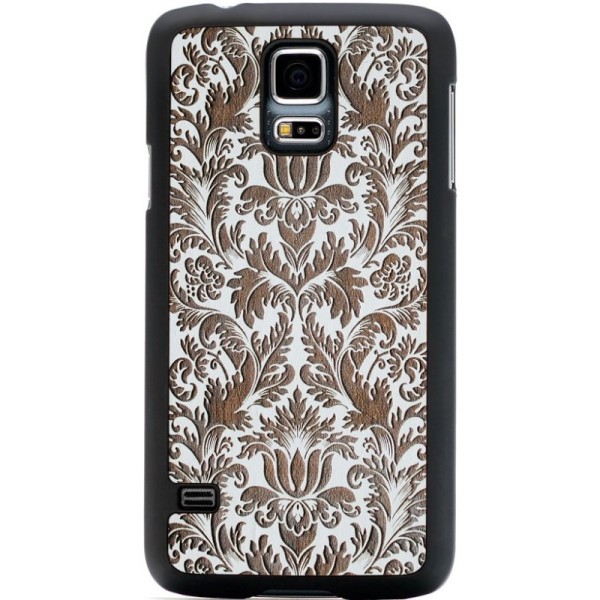 „Crafted Cover“ dabīga koka apvalks - Puķu dārzs (Galaxy S5 / S5 Neo)