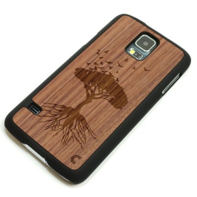 Samsung Galaxy S5 G900 (S5 Neo G903) „Crafted Cover“ Koks dabīga koka telefona apvalks / Vacins.lv