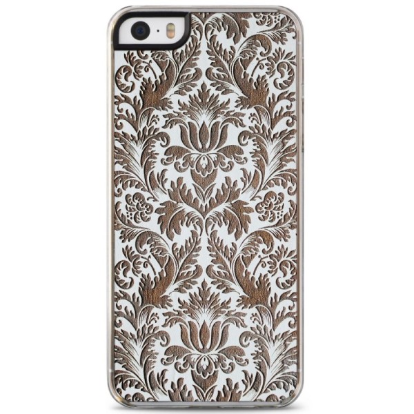 „Crafted Cover“ natūralaus medžio dėklas - Gėlynas (iPhone 5 / 5S / SE 2016)