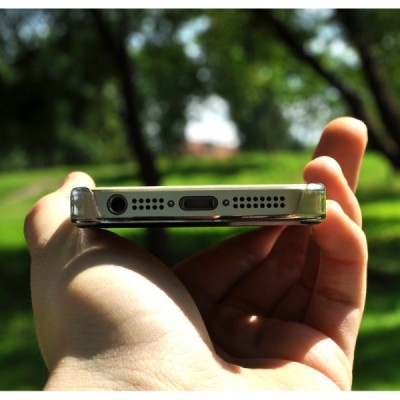 Apple iPhone SE (5, 5s) „Crafted Cover“ Augalai natūralaus medžio dėklas (šviesus medis) / Priedai.lt