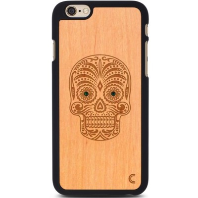 Apple iPhone 6s „Crafted Cover“  Galvaskauss ar kristāliem dabīga koka telefona apvalks / Vacins.lv