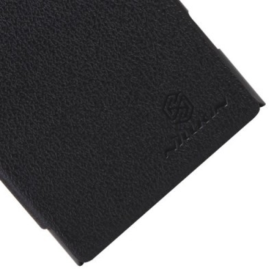 Nokia Lumia 1020 „Nillkin“ Fresh atvēramais melns futrālis / Vacins.lv